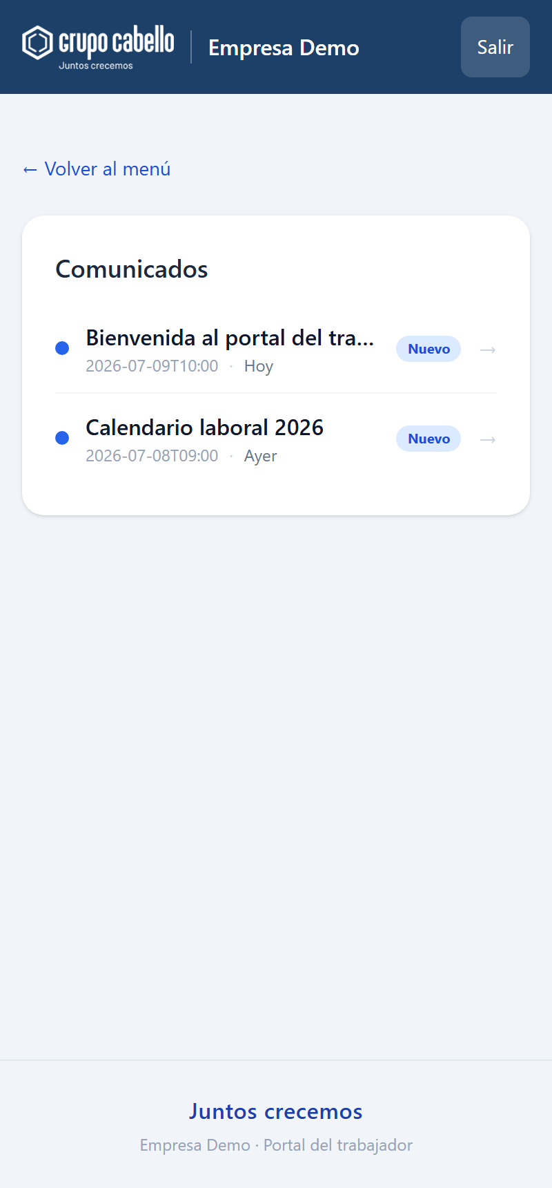 Comunicados
